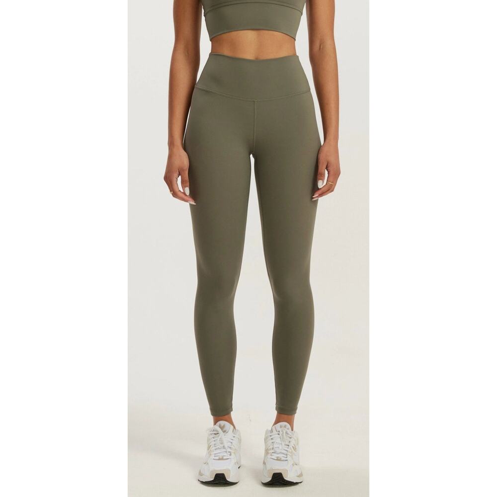AllFenix Leggings Yoga Athletic Hi Rise Size Medium Green A001910